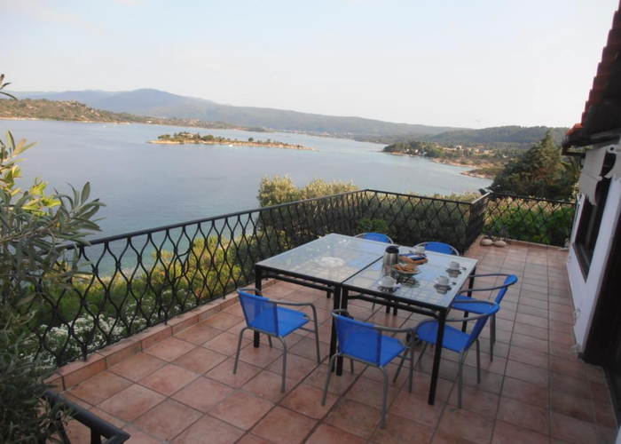 Villa Diaporos view in Sithonia