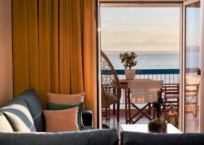 Seafront Luxury President Suite Aegean Sunset